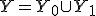Y=Y_0 \cup Y_1